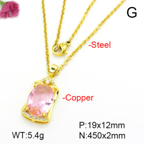Fashion Copper Necklace  F7N401074aajl-L024