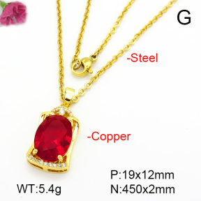 Fashion Copper Necklace  F7N401075aajl-L024