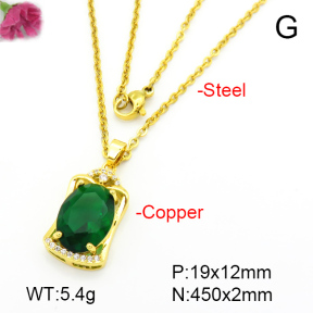 Fashion Copper Necklace  F7N401077aajl-L024
