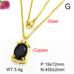 Fashion Copper Necklace  F7N401078aajl-L024