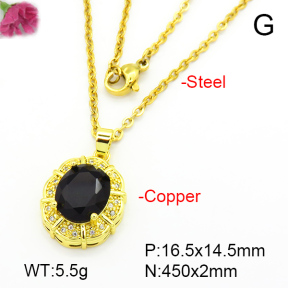 Fashion Copper Necklace  F7N401080aajl-L024