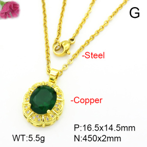 Fashion Copper Necklace  F7N401082aajl-L024