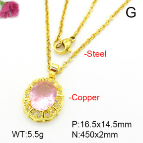 Fashion Copper Necklace  F7N401083aajl-L024
