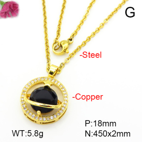 Fashion Copper Necklace  F7N401087aajl-L024