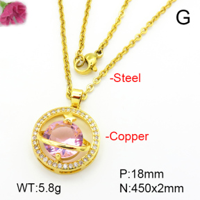 Fashion Copper Necklace  F7N401090aajl-L024