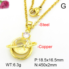 Fashion Copper Necklace  F7N401092avja-L024