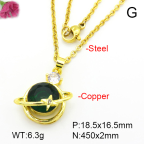 Fashion Copper Necklace  F7N401093avja-L024