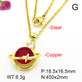 Fashion Copper Necklace  F7N401094avja-L024