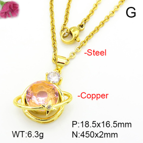 Fashion Copper Necklace  F7N401095avja-L024