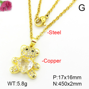 Fashion Copper Necklace  F7N401097aajl-L024
