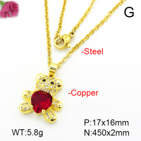 Fashion Copper Necklace  F7N401098aajl-L024