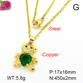 Fashion Copper Necklace  F7N401101aajl-L024