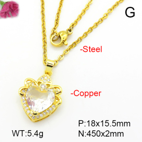 Fashion Copper Necklace  F7N401102aajl-L024