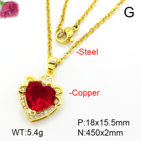 Fashion Copper Necklace  F7N401104aajl-L024