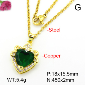 Fashion Copper Necklace  F7N401105aajl-L024