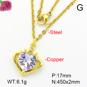 Fashion Copper Necklace  F7N401108avja-L024