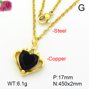 Fashion Copper Necklace  F7N401110avja-L024