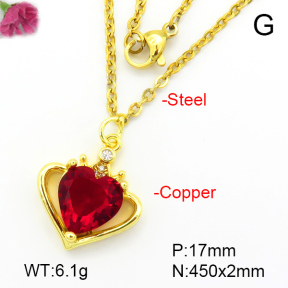 Fashion Copper Necklace  F7N401111avja-L024