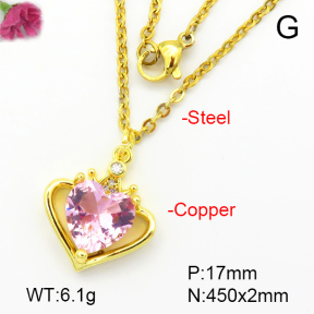 Fashion Copper Necklace  F7N401112avja-L024