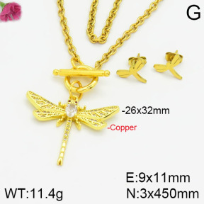 Fashion Copper Sets  F2S000857ahjb-J17