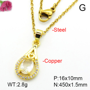 Fashion Copper Necklace  F7N401116aajl-L024