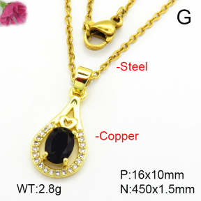 Fashion Copper Necklace  F7N401117aajl-L024