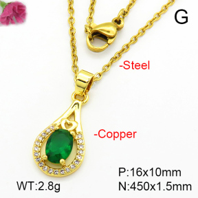Fashion Copper Necklace  F7N401118aajl-L024