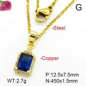 Fashion Copper Necklace  F7N401120aajl-L024