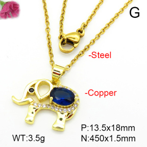 Fashion Copper Necklace  F7N401123aajl-L024