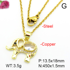 Fashion Copper Necklace  F7N401124aajl-L024