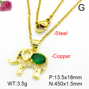 Fashion Copper Necklace  F7N401125aajl-L024