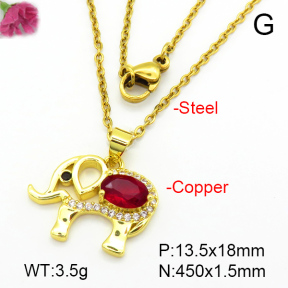 Fashion Copper Necklace  F7N401127aajl-L024