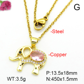 Fashion Copper Necklace  F7N401128aajl-L024
