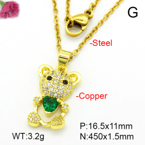 Fashion Copper Necklace  F7N401129aajl-L024