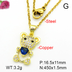 Fashion Copper Necklace  F7N401131aajl-L024