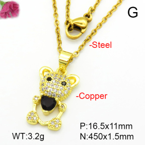 Fashion Copper Necklace  F7N401132aajl-L024