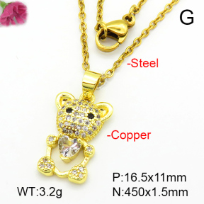 Fashion Copper Necklace  F7N401133aajl-L024