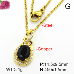 Fashion Copper Necklace  F7N401138aajl-L024