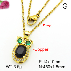 Fashion Copper Necklace  F7N401140aajl-L024