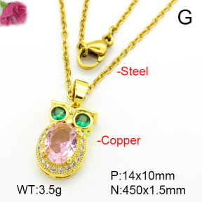 Fashion Copper Necklace  F7N401141aajl-L024
