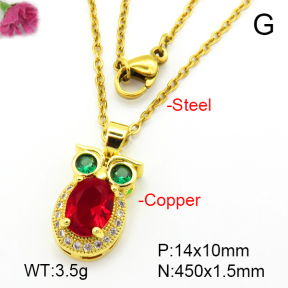 Fashion Copper Necklace  F7N401143aajl-L024