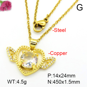 Fashion Copper Necklace  F7N401146aajl-L024