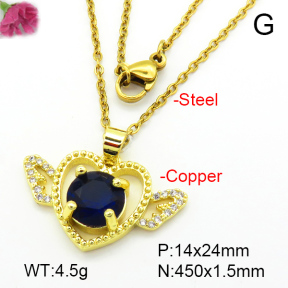 Fashion Copper Necklace  F7N401147aajl-L024