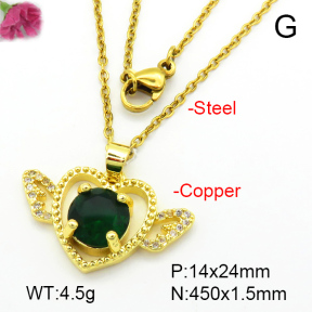 Fashion Copper Necklace  F7N401148aajl-L024