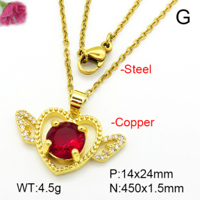 Fashion Copper Necklace  F7N401149aajl-L024