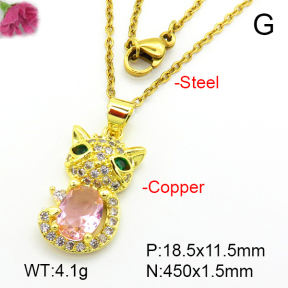 Fashion Copper Necklace  F7N401150aajl-L024