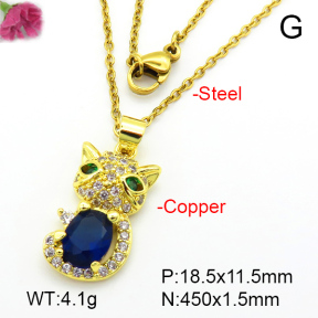 Fashion Copper Necklace  F7N401151aajl-L024