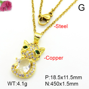 Fashion Copper Necklace  F7N401152aajl-L024