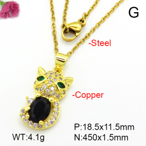 Fashion Copper Necklace  F7N401153aajl-L024