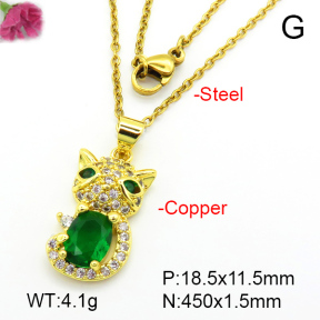Fashion Copper Necklace  F7N401155aajl-L024